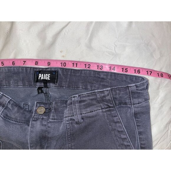 Paige Black ash High Rise Jogger Jeans Women's Size 32 - Picture 7 of 12